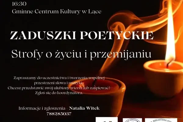 Zaduszki Poetyckie w Gminnym Centrum Kultury w Łące – zaproszenie do udziału