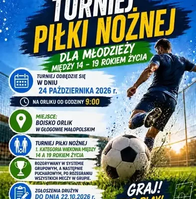 Weekend w Gminie Głogów Małopolski: koncert, turniej i sportowe atrakcje