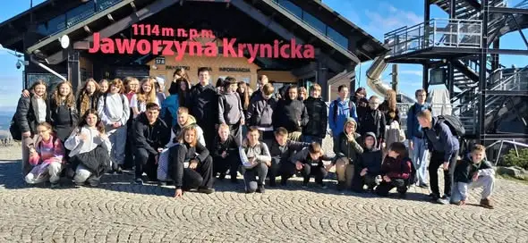 Jesienna wyprawa uczniów z Dynowa w Beskid Sądecki i Krynicę-Zdrój