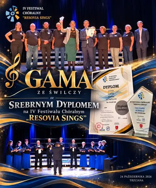 Sukces chóru „Resovia Sings” na IV Festiwalu Chóralnym w Trzcianie