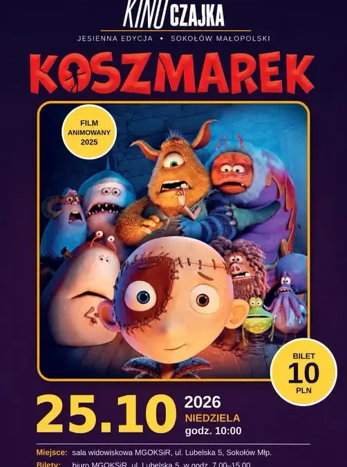 Kino Czajka w Sokołowie Małopolskim wznawia niedzielne poranki filmowe