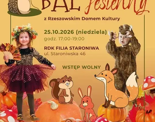 Bal Jesienny 2026 w RDK Staroniwa – ostatnia okazja do wspólnej zabawy