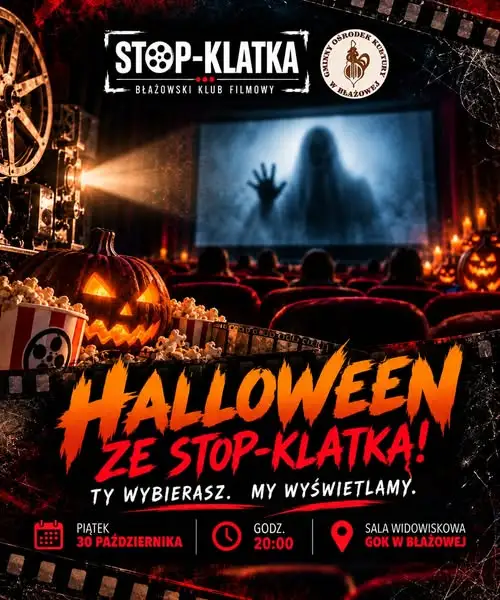 Halloweenowy seans filmowy w GOK Błażowa – wstęp wolny