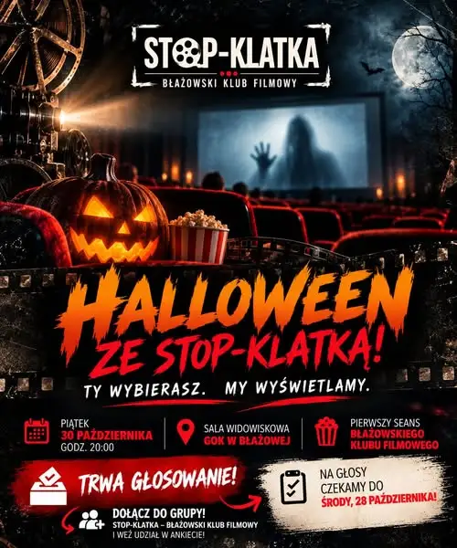 Błażowski Klub Filmowy: wybierz piątkowy seans w głosowaniu