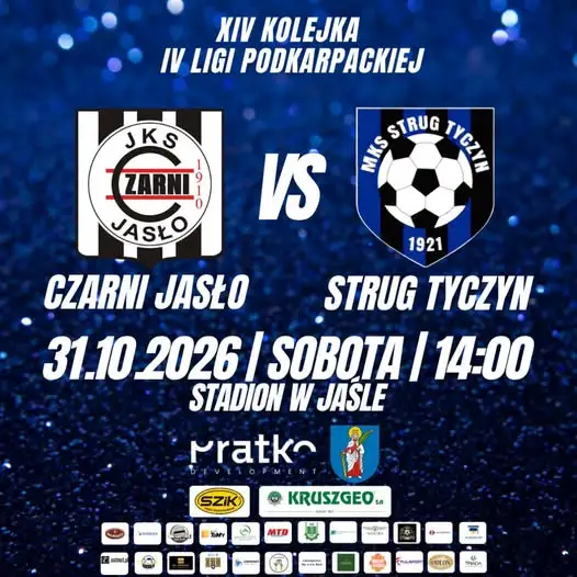Strug Tyczyn zagra w Jaśle. Sentymentalny mecz dla trenera Ostrowskiego