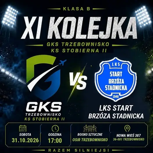 GKS Trzebownisko gra w sobotę dwukrotnie – rezerwy zmierzą się ze Startem Brzóza Stadnicka