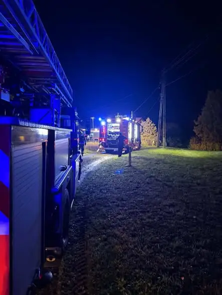 Pożar domu przy ul. Białogórskiej w Rzeszowie – akcja straży pożarnej