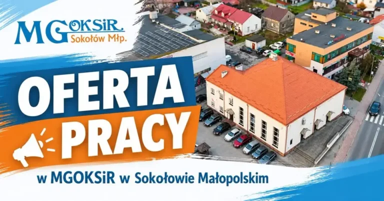 MGOKSiR w Sokołowie Małopolskim szuka księgowej lub księgowego