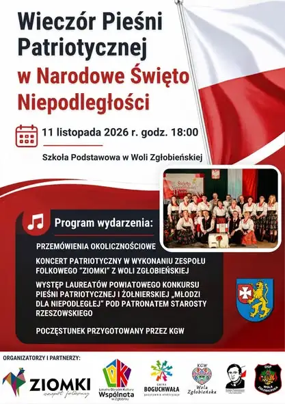 Narodowe Święto Niepodległości w Gminie Boguchwała – program obchodów