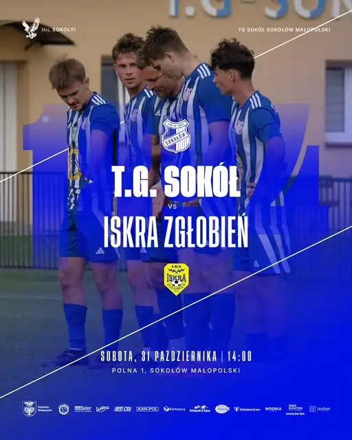 Sokół Sokołów Małopolski podejmie Iskrę Zgłobień w 13. kolejce